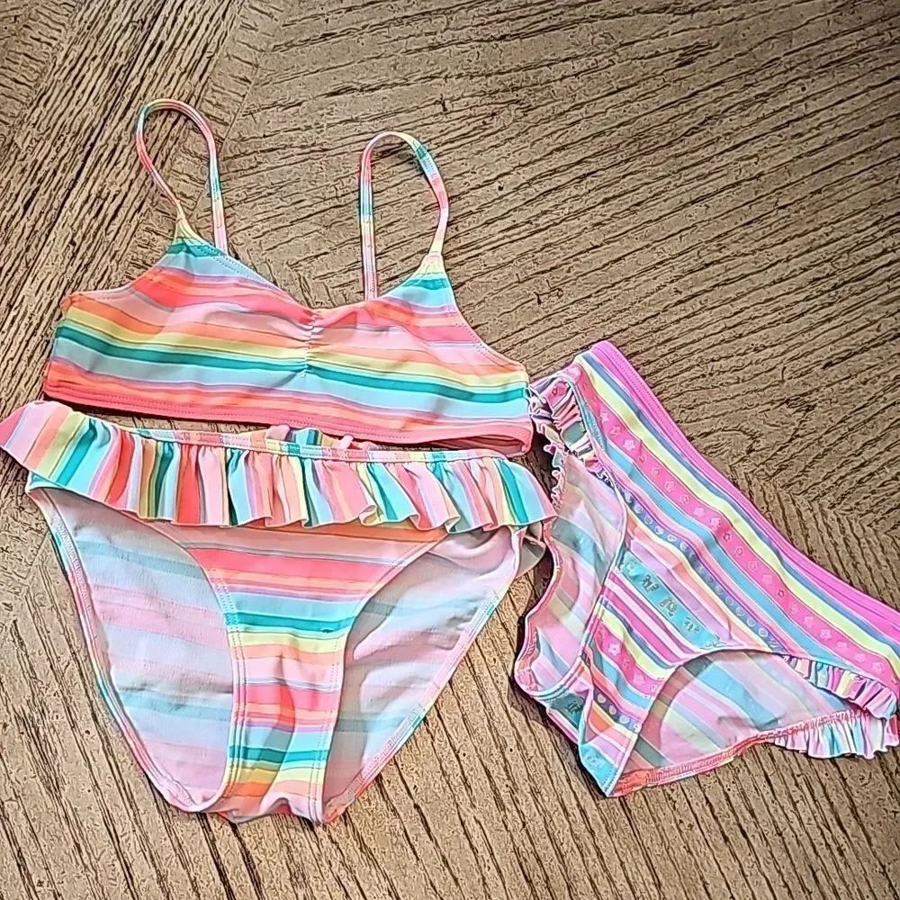 H&M girls bikini set size 6-8Y